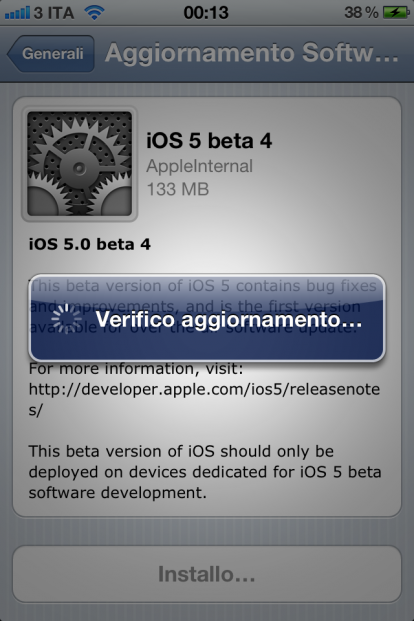 iPhoneItalia prova l’aggiornamento OTA di iOS 5 direttamente da iPhone 4! [VIDEO]