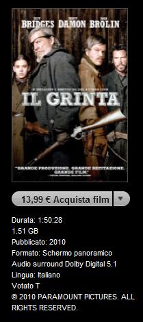 Il Film della settimana scelto da iPhoneItalia #27: la recensione di “Il Grinta” (2010) [iTunes Movie]