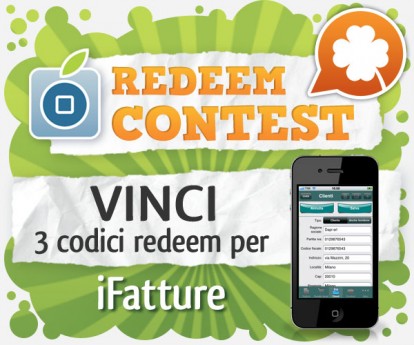 CONTEST: vinci 3 codici redeem per iFatture [VINCITORI]