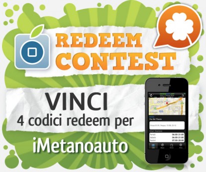 CONTEST: vinci 4 codici redeem per iMetanoauto [VINCITORI]