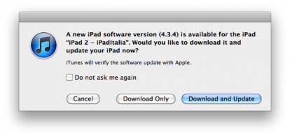 Apple rilascia iOS 4.3.4 e corregge la falla utilizzata da JailbreakMe 3.0!