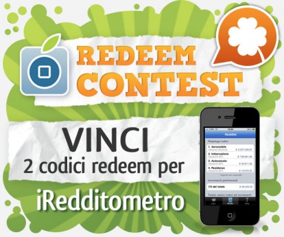 CONTEST: vinci 2 codici redeem per iRedditometroPro [VINCITORI]