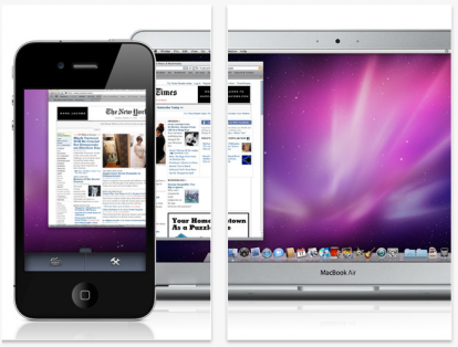 iScreen: desktop esteso con iPhone