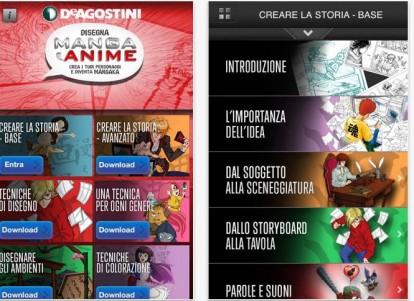 “Disegna Manga e Anime”, la nuova guida De Agostini per iPhone