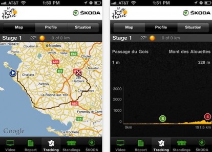 Official 2011 Tour de France application, l’applicazione ufficiale del Tour de France 2011 sbarca su iPhone