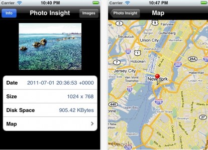 Photo Insight, per conoscere tutte le informazioni di una fotografia presente nel rullino del vostro iPhone