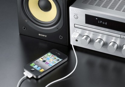 I micro Hi-Fi della serie G SONY compatibili con iPhone