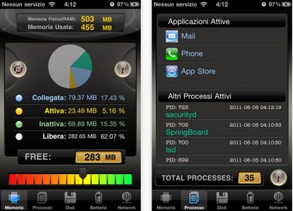 SYS Activity Manager, una completa utility per iPhone
