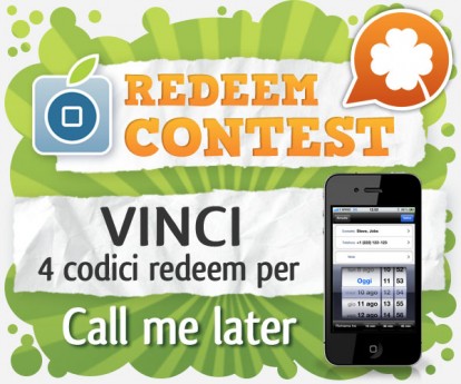 CONTEST: vinci 4 codici redeem per Call me later [VINCITORI]