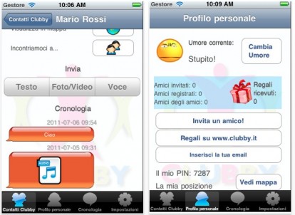 Clubby – Nuovo instant messaging (e non solo) su App Store