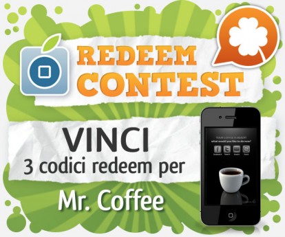 CONTEST: vinci 3 codici redeem per Mr. Coffee [VINCITORI]