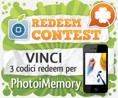 CONTEST: vinci 3 codici redeem per PhotoiMemory [VINCITORI]