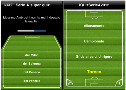 iQuizSerieA 2012, il nuovo quiz dedicato al campionato italiano di calcio [Anteprima]