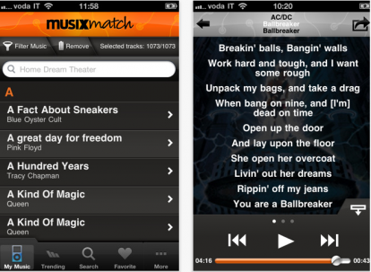 musiXmatch, l’app gratuita per trovare testi di canzoni su iPhone