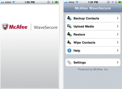 McAfee WaveSecure, la sicurezza dei dati anche su iPhone