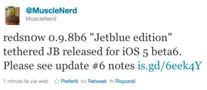 Il Dev Team rilascia Redsn0w 0.9.8b6 per il jailbreak di iOS 5 beta 6
