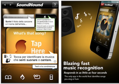 SoundHound: nuovo importante aggiornamento su App Store con supporto a iOS 5 ed iCloud