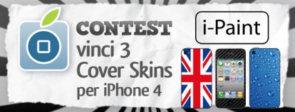 CONTEST “i-Paint”: vinci 3 Cover Skins per iPhone 4 – Partecipazione via FACEBOOK e TWITTER [VINCITORI]