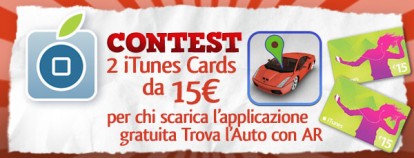 CONTEST: scarica l’applicazione gratuita Trova l’auto AR – Car Finder e vinci due iTunes Card da 15€! [VINCITORI!]