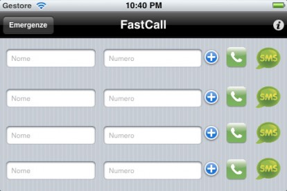 FastCall, disponibile su App Store l’app per chiamate e SMS veloci