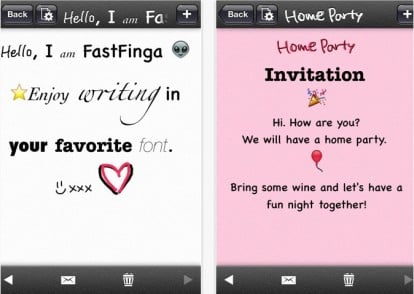 FastFinga 3, un’ottima applicazione per scrivere a mano note, appunti, email e tanto altro