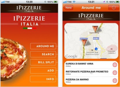iPizzerie, l’app gratuita che raccoglie le pizzerie italiane