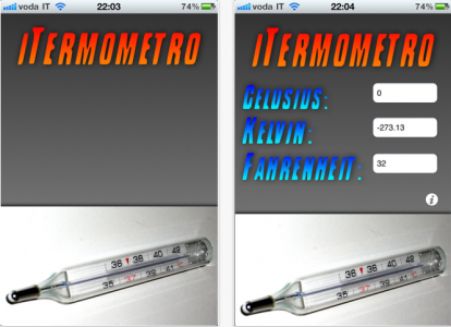 iTermometro Convertitore disponibile su App Store