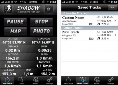 Shadow, per tracciare un’intera giornata di sport con il vostro iPhone