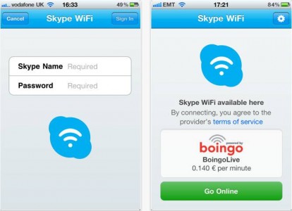 Skype WiFi, l’app gratuita per collegarsi agli hotspot Skype sparsi nel mondo