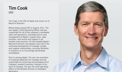 Lettera di Tim Cook ai dipendenti Apple