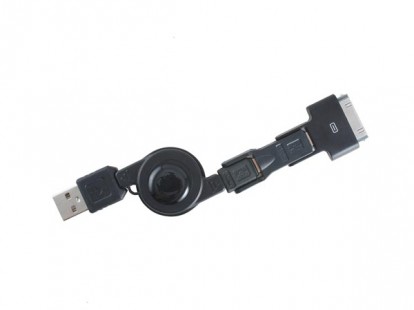 Cavo 3-in-1 per iPhone, con collegamenti micro-USB e mini-USB