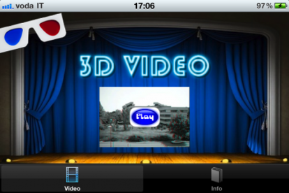 3D – Watch 3D on your iPhone, l’applicazione per il 3D su iPhone [Anteprima]