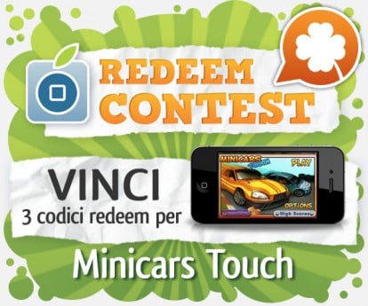 CONTEST: vinci 3 codici redeem per Minicars Touch [VINCITORI]