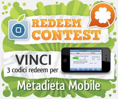 CONTEST: vinci 3 codici redeem per Mètadieta Mobile [VINCITORI]