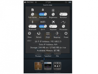 Disponibile la prima beta pubblica del nuovo SBSettings per iOS 5 – Cydia