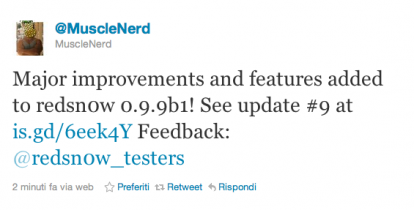 MuscleNerd rilascia Redsn0w 0.9.9b1, disponibile il nuovo major update!