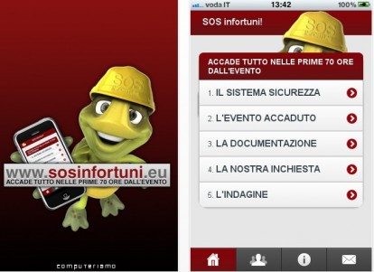 SOSInfortuni: l’applicazione iOS che intende aiutare le persone con compiti direttivi in azienda in caso di infortunio!