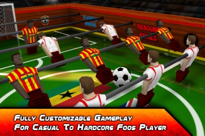 Stinger Foosball League: calcio balilla su iPhone