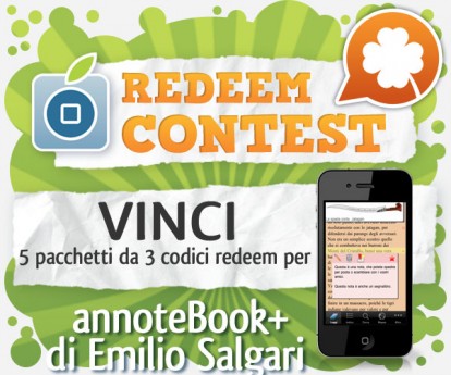 Contest: vinci 5 pacchetti annoteBook+ di Emilio Salgari per iPhone [VINCITORI]