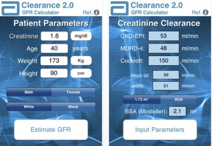 Clearance GFR Calculator: un valido strumento per i meidici