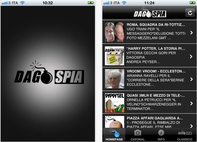 Dagospia, dal web all'iPhone con l'applicazione ufficiale