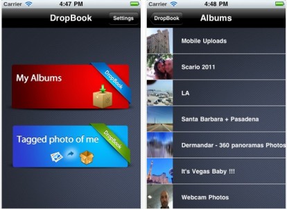 DropBook, l’app per scaricare velocemente le foto da Facebook