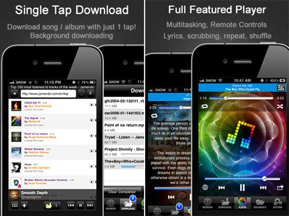 Free Music Download Player Pro, scarica ed ascolta gratuitamente la musica dal tuo iPhone