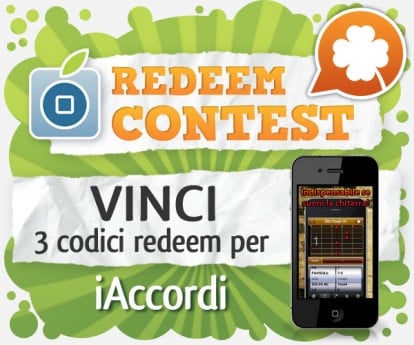 CONTEST: vinci 3 codici reedem per iAccordi [VINCITORI]