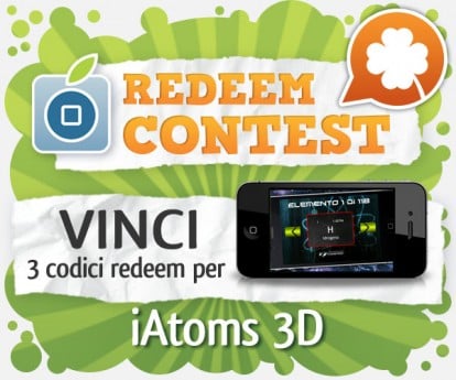 CONTEST: vinci 3 codici redeem per iAtoms 3D [VINCITORI]