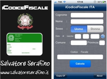 iCodiceFiscale ITA, l’app gratuita per calcolare il codice fiscale