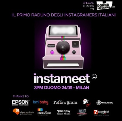INSTAMeet, il primo incontro degli addicted italiani di Instagram si terrà a Milano