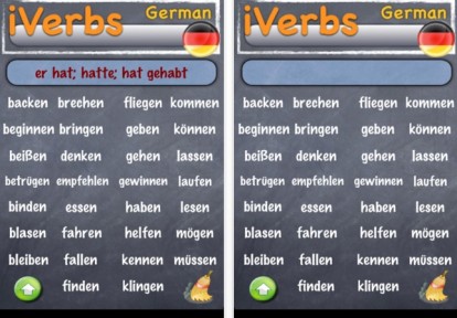 iVerbs German, nuova applicazione per germanisti