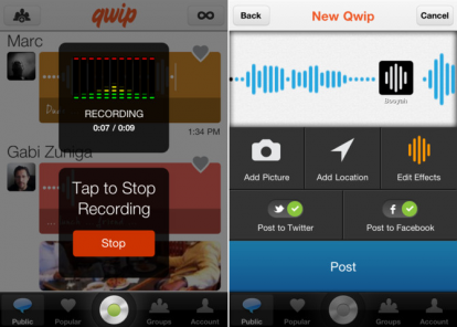 Qwip, trova la tua voce con questa social app vocale!