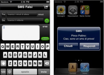 SMS Falsi, l’app che ti fa ricevere il messaggio che preferisci!